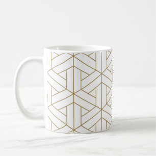 Beautiful Seamless Muster japanese shoji kumiko,  Kaffeetasse