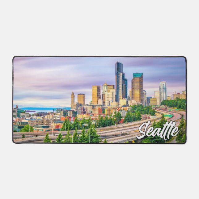 Beautiful Seattle, Washington, USA Schreibtischunterlage (Vorderseite)