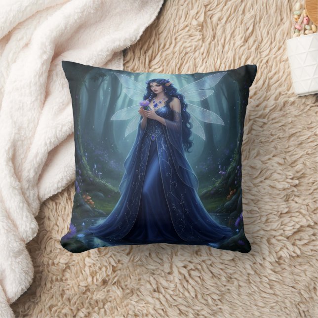 Beautiful September Sapphire Fairy Kissen (Decke)