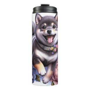 Beautiful Shiba Inu Dog Thermosbecher