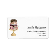 Beautiful Shiny Glam Party Cake Address