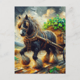 Beautiful Sinti und Roma Vanner Pulling Ein Kunst- Postkarte