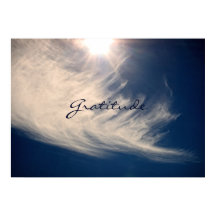 Beautiful Sky & Gratitude Inspiriere Custom