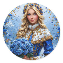 Beautiful Snow Maiden