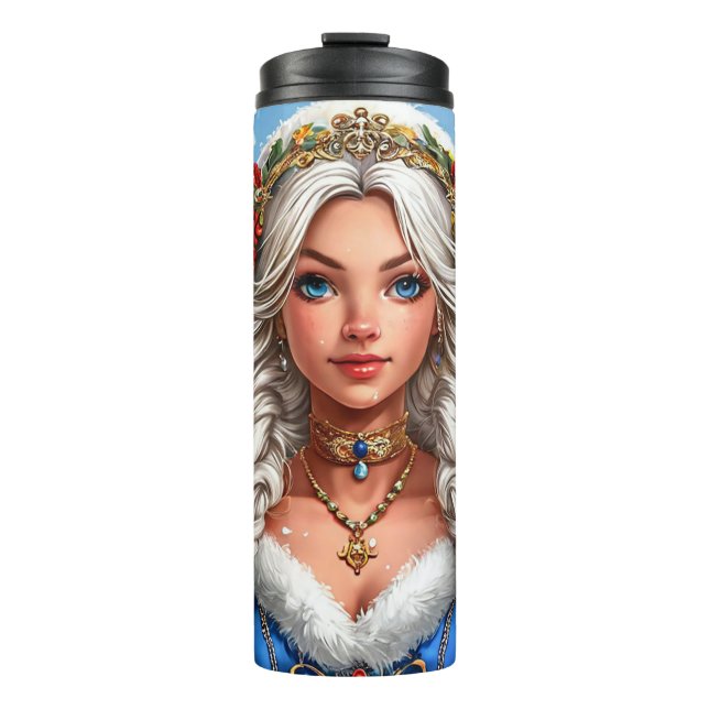 Beautiful Snow Maiden Thermosbecher (Vorderseite)