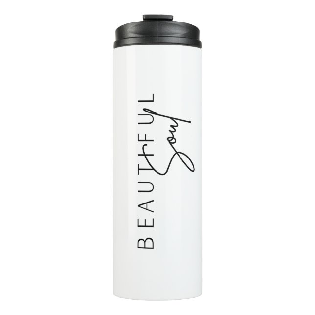 Beautiful Soul Custom Personalize Tumbler Tasse (Vorderseite)