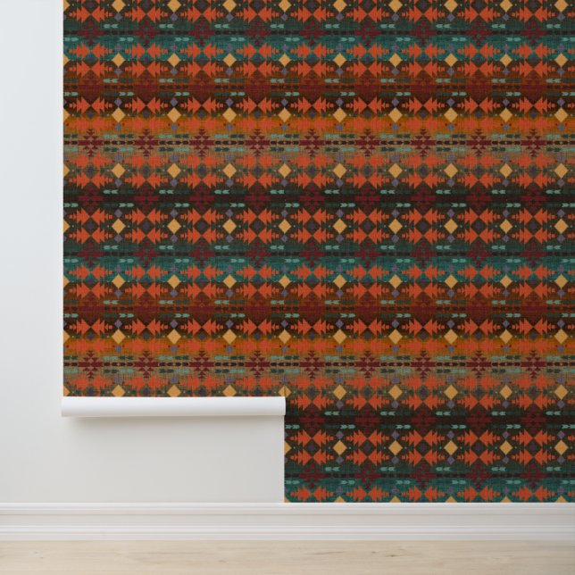 Beautiful Southwestern Ombre Muster Tapete (Anwendung)
