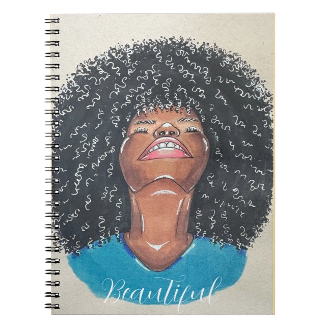 "Beautiful" Spiral Notebook Notizblock (Vorderseite)