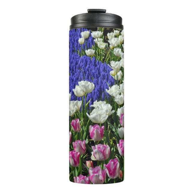 Beautiful spring tulips thermosbecher (Vorderseite)