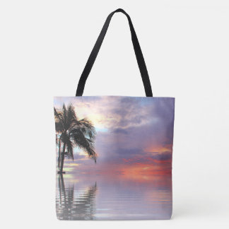 “Beautiful  Sunset” All Over Print Tote Bag