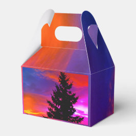 Beautiful Sunset Favor Boxes Geschenkschachtel