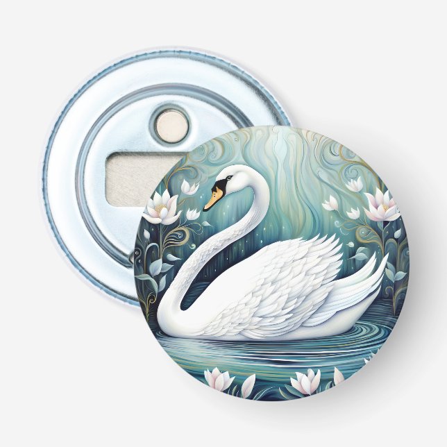 Beautiful Swan Flaschenöffner (Vorderseite)