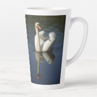 Beautiful Swan Latte Tasse