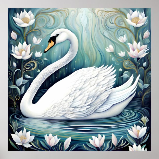 Beautiful Swan Poster (Vorne)