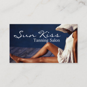 Beautiful Tanning Salon Business Card Visitenkarte