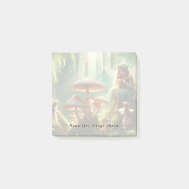 Beautiful Things Ahead Desk Notes - Post-It Notes Post-it Klebezettel (Vorderseite)