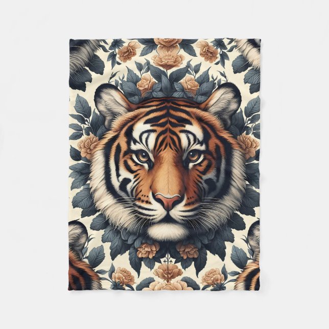 Beautiful Tiger Fleecedecke (Vorderseite)