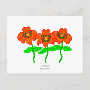 Beautiful Tiger Lilies Postcard Postkarte