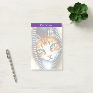 Beautiful Trendly Niedlich Watercolor Cat Collecti Post-it Klebezettel