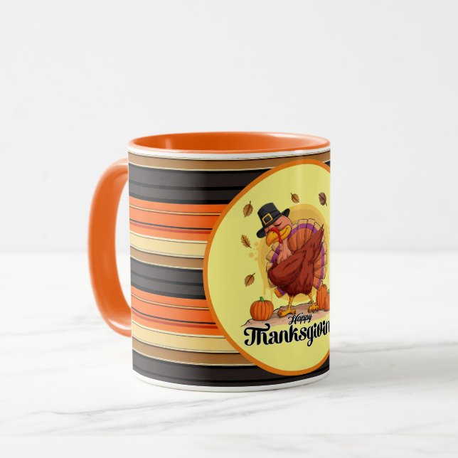 Beautiful Trendy Erntedank Herbstkollektion Tasse (Vorderseite Links)