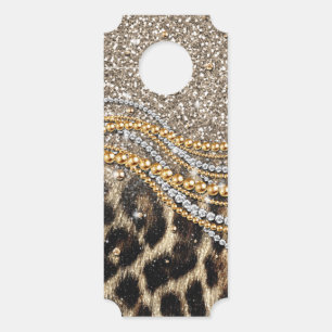 Beautiful Trendy Leopard Imitate Animal Print Türanhänger