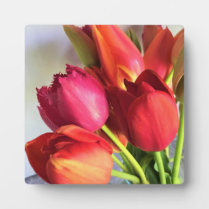 Beautiful Tulip Bouquet Fotoplatte