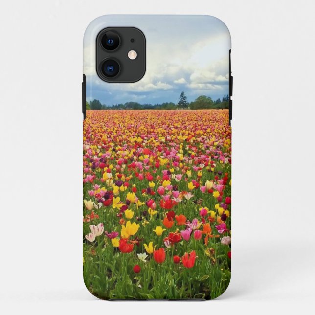Beautiful Tulip Field Oregon Case-Mate iPhone Hülle (Rückseite)