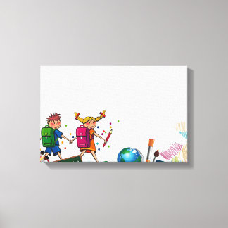Beautiful-Two-Students -| Zazzle_Growshop. Leinwanddruck