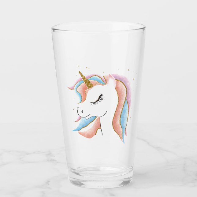 Beautiful Unicorn Glas (Vorderseite)