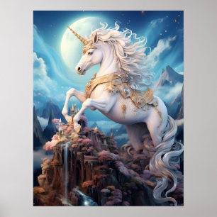 Beautiful Unicorn Poster