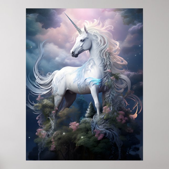 Beautiful Unicorn Poster (Vorne)