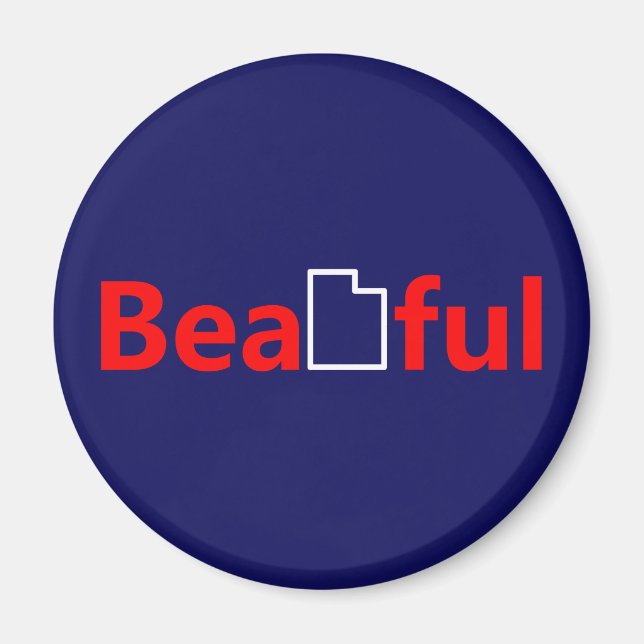 Beautiful Utah Magnet (Vorne)