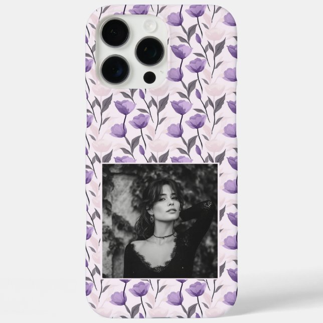 Beautiful Valentine Gift Tulip Custom  iPhone 16 Pro Max Hülle (Rückseite)