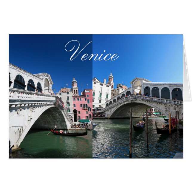 Beautiful Venice, Rialto Bridge (Devant horizontal)
