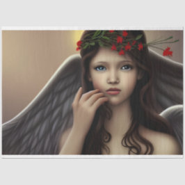 Beautiful Vintage Angel Decoupage Seidenpapier