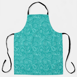 Beautiful vintage floral paisley pattern schürze