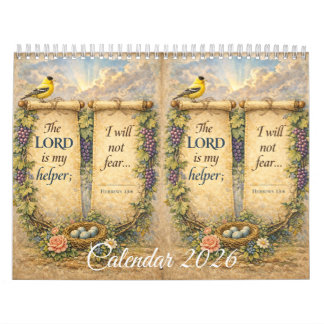 Beautiful Wall Calendar with Scripture Kalender