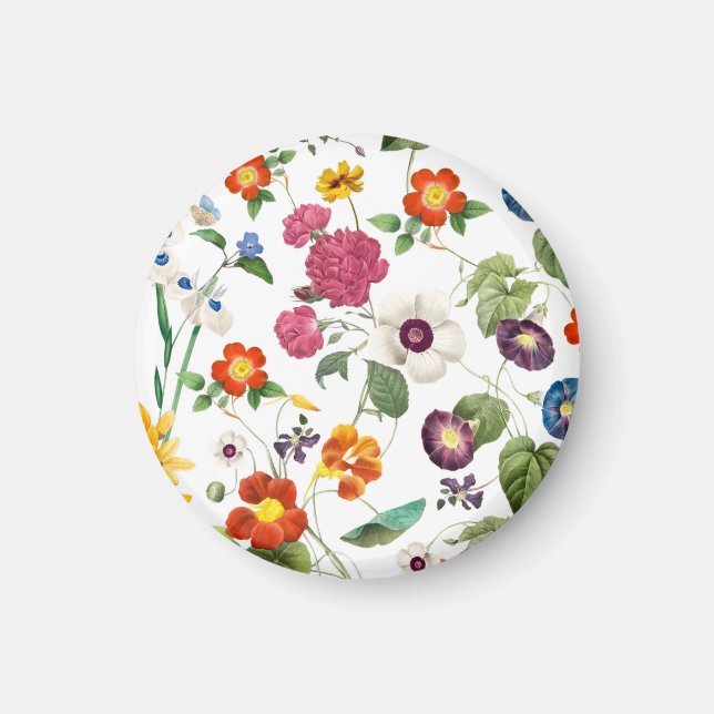 Beautiful Watercolor Botanical Magnet (Vorne)