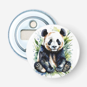 Beautiful Watercolor Panda Bear Flaschenöffner