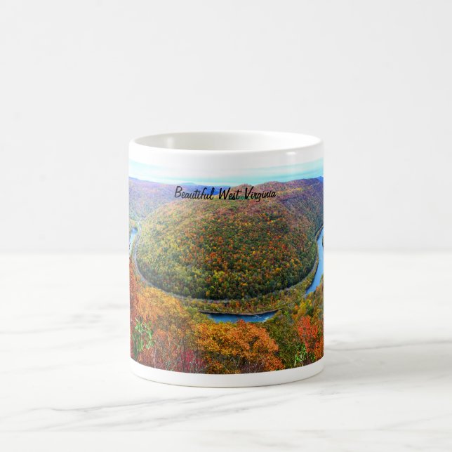 Beautiful West Virginia Kaffeetasse (Mittel)