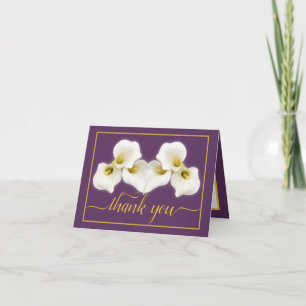 Beautiful White Calla Lilies Floral Chic Vielen Da Karte