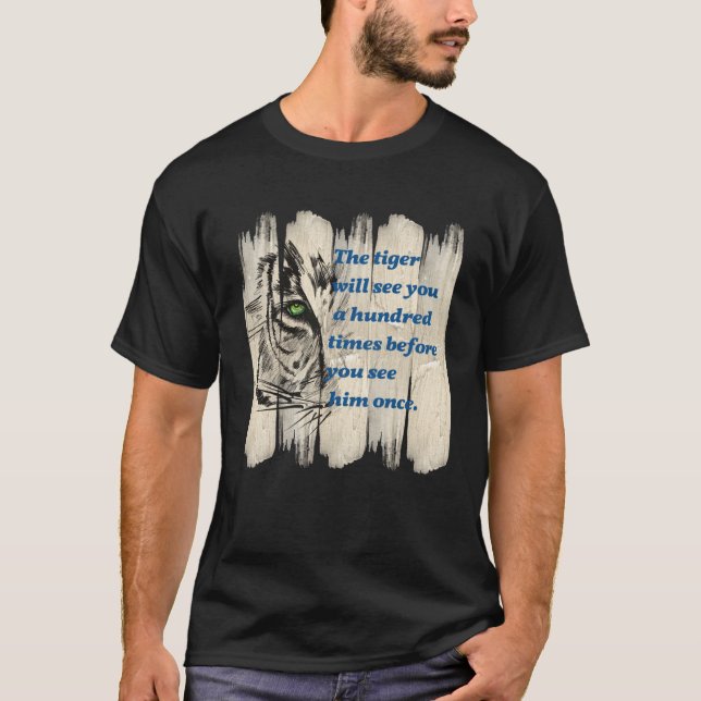 Beautiful Wild Cat Quote Graphic Idea T-Shirt (Vorderseite)