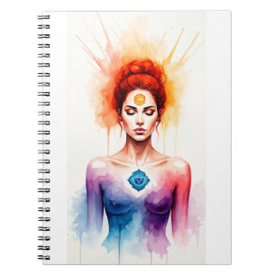 Beautiful Woman Yoga Notizblock