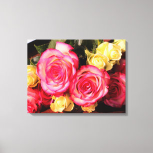 Beautiful Wrapped Canvas Rose Leinwanddruck