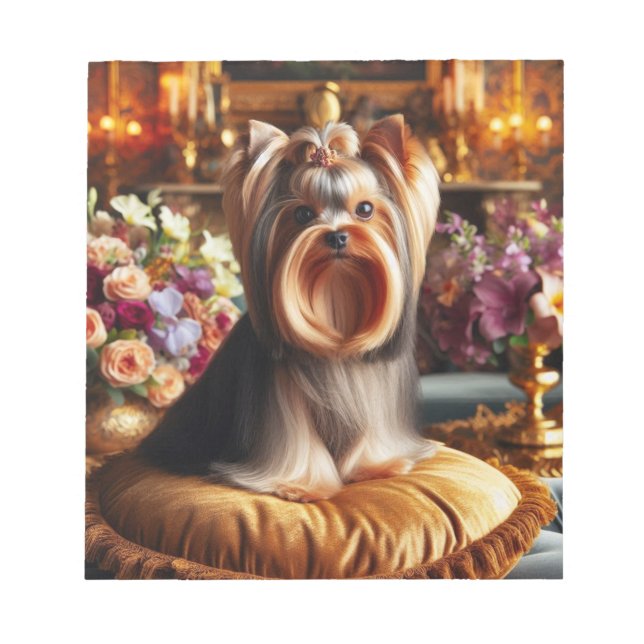 Beautiful Yorkshire Terrier Notizblock (Vorderseite)