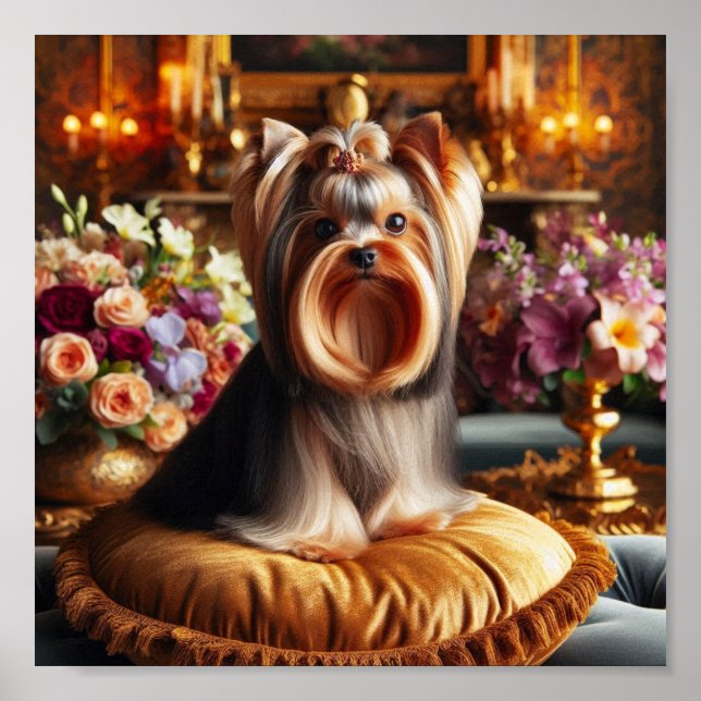 Beautiful Yorkshire Terrier Poster (Vorne)