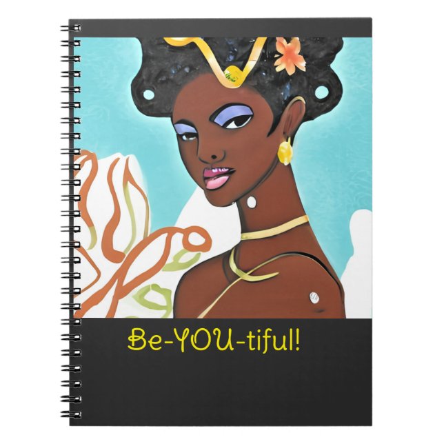 Beautiful you Spiral Foto Notebook Notizblock (Vorderseite)