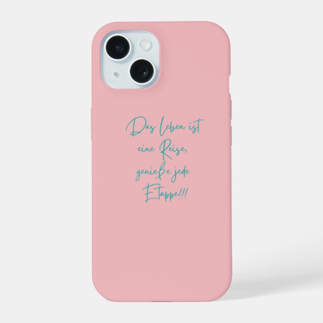 Beautifully Simple iPhone Case  15 Hülle (Rückseite)