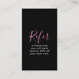 Beauty Aesthetics Salon QR Code Ernennung Empfehlungskarte