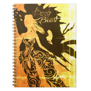"Beauty and the Beast" SpiralNotebook Notizblock